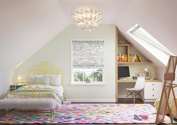 Cyrus Crushed Velvet, Shimmer - Twist&Fit Roman Blind - Image 8